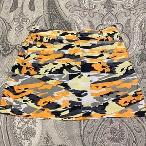army black, orange, yellow, white and gray